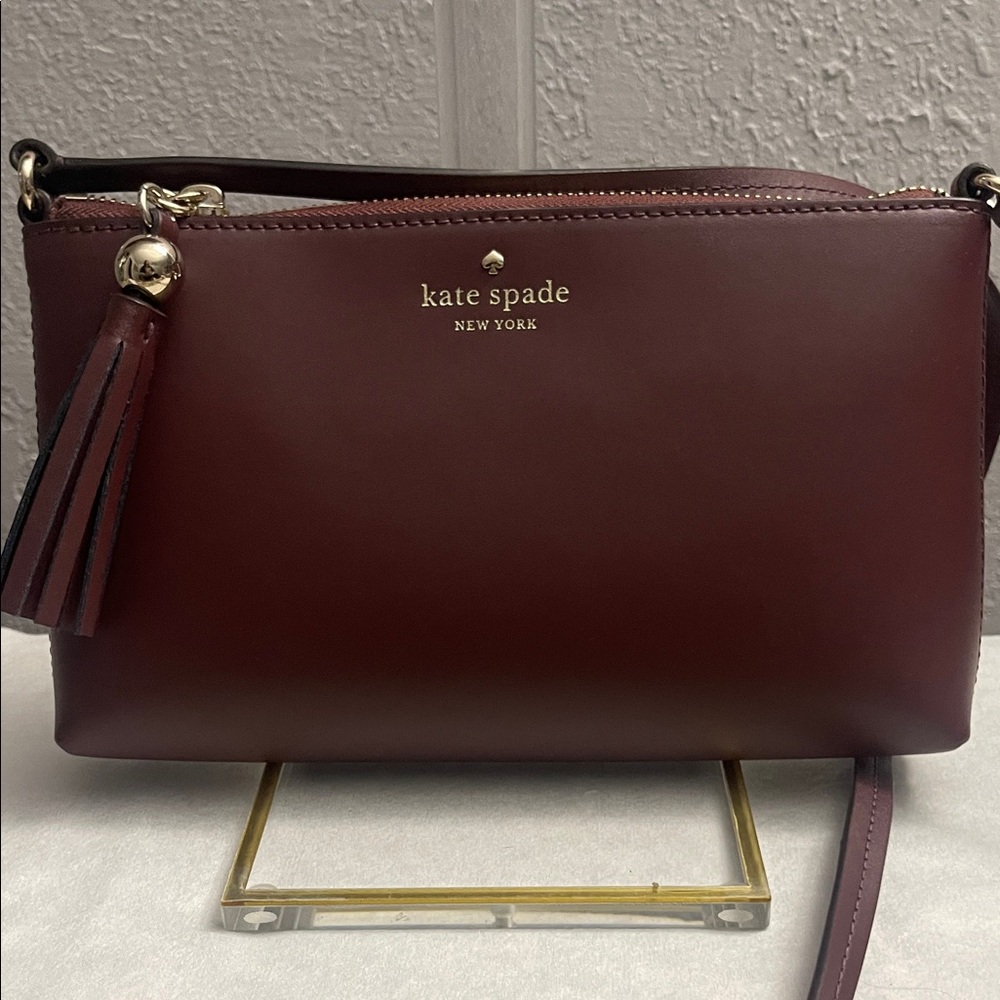 Kate Spade Burgundy Crossbody Bag